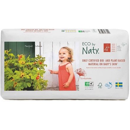 Plenky Naty Maxi+ 9-20 kg - ECONOMY PACK (42 ks)