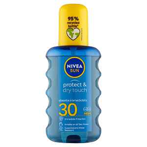 NIVEA Sun neviditelný sprej na opalování OF30 200 ml