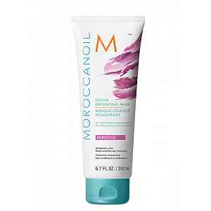 Moroccanoil Color Depositing jemná vyživující maska bez permanentních barevných pigmentů Hibiscus 200 ml