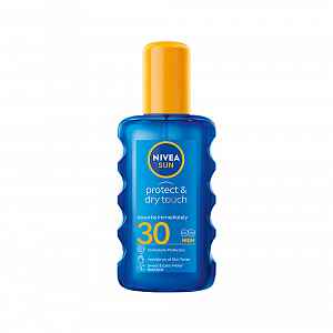 NIVEA Sun neviditelný sprej na opalování OF30 200 ml