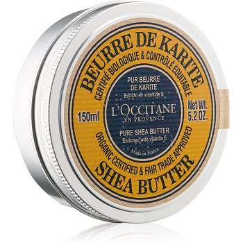 L’Occitane Karité BIO 100% bambucké máslo pro suchou pokožku 150 ml