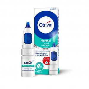 Otrivin Menthol 1 mg/ml nosní sprej, roztok 10 ml