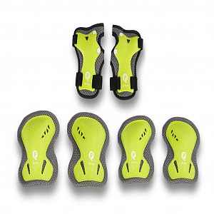 QPlay Chrániče dětské Green, vel. S, vek 3-5 let