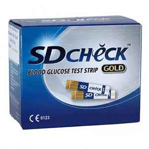 TESTOVACÍ proužky pro glukometr SD-CHECK GOLD 50ks