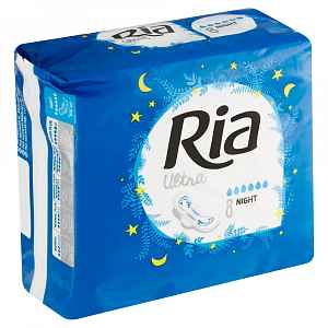 Ria Ultra Night ultratenké dámské vložky 8 ks/bal.