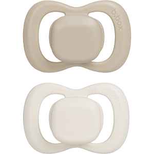 B.Box Natural Rubber 0-6m dudlík Vanilla/Latte 2 ks