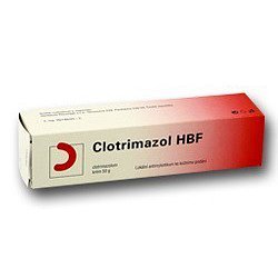 Clotrimazol HBF dermální krém 1 x 50 g 1 %