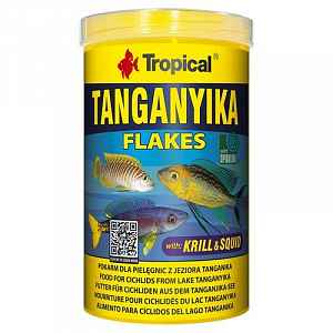 Tropical Tanganyika 1000ml/200g krmivo pro všežravé a masožravé cichlidy z jezera Ta