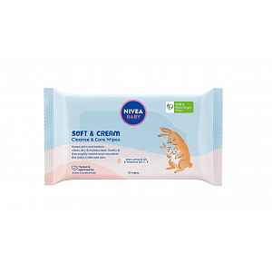 Nivea baby Soft & Cream čisticí ubrousky 57 ks