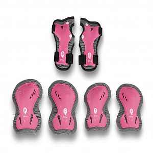 QPlay Chrániče dětské Pink, vel. S, vek 3-5 let