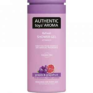 Authentic Toya Aroma Grapes & Grapefruit aromatický sprchový gel 400 ml