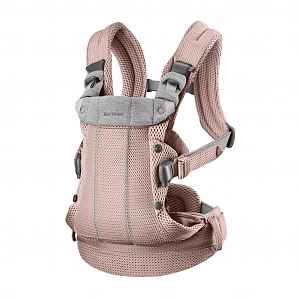 BabyBjörn Nosítko Harmony Dusty pink 3D mesh, do 15 kg