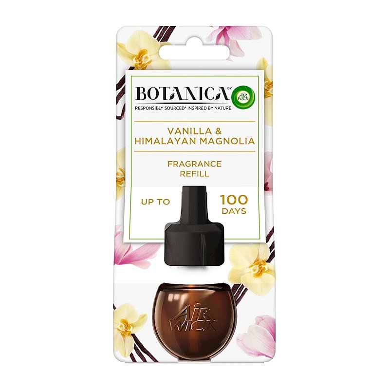 BOTANICA by AIR WICK tekutá náplň do elektrického přístroje Vanilka a himalájská magnolie 19 ml