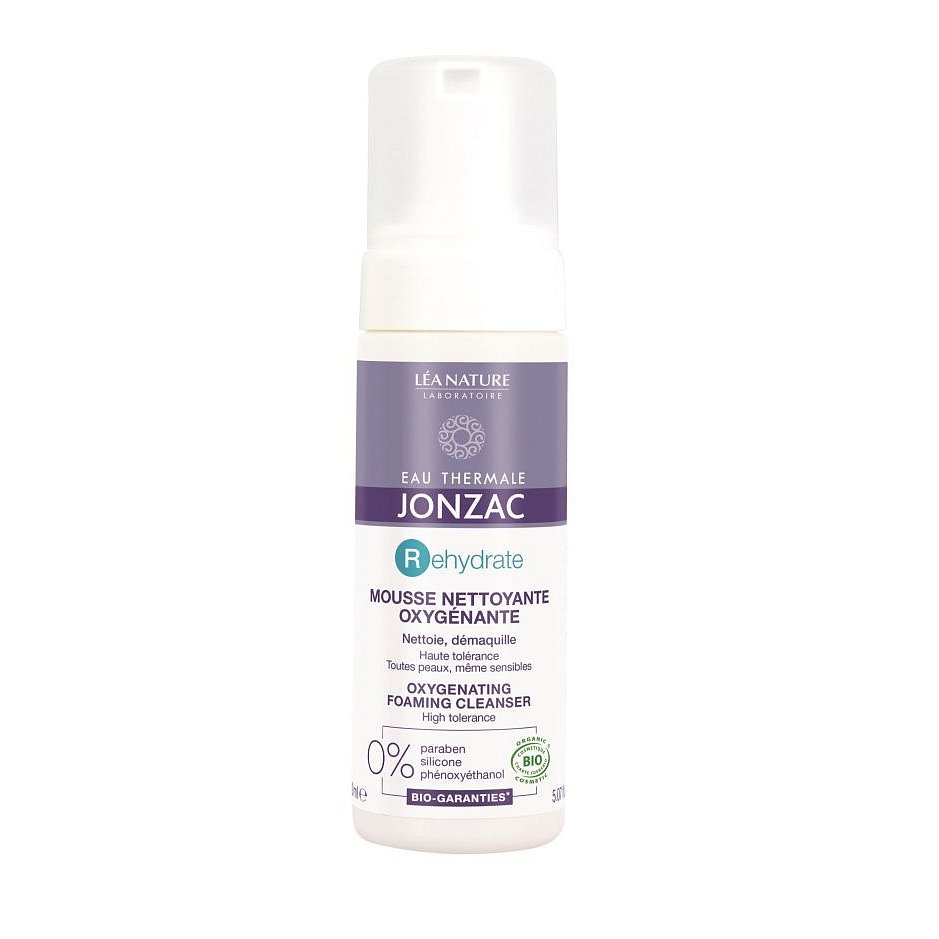 JONZAC Rehydrate Okysličující odličovací pěna BIO 150 ml