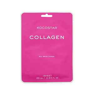 Kocostar Pleťová maska s anti-age účinkem Collagen Sheet Mask 25 ml