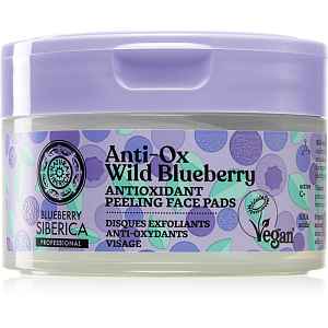 Natura Siberica Anti-Ox Wild Blueberry peelingové pleťové tamponky 20 ks