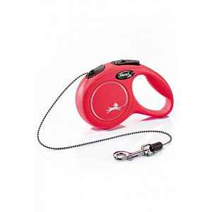 Vodítko Flexi Classic New Xs Lanko 3m/8kg červená
