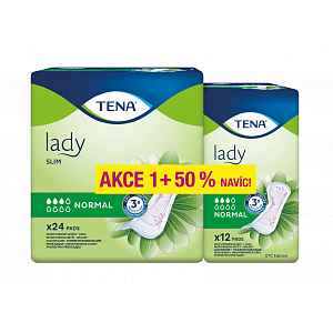 Inkontinenční vložky TENA Lady Slim Normal +50% navíc
