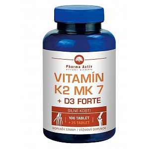 Vitamin K2 MK7 + D3 FORTE 1000 I.U. 125 tablet 2+1. Platí v e-shopu BENU.cz do 31. 1. 2020 nebo do vyprodání zásob.