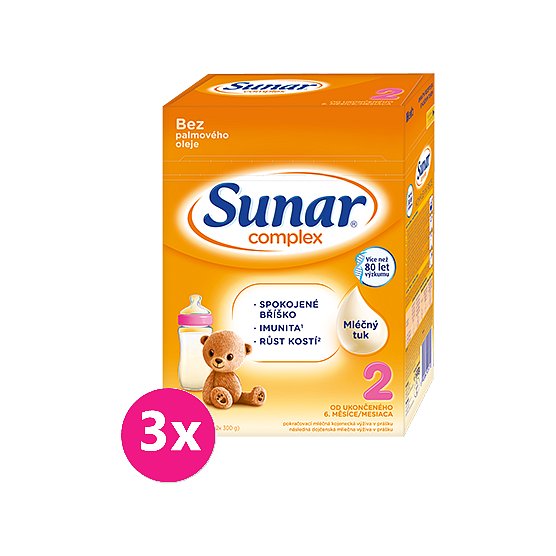 3x SUNAR Complex 2, 600 g