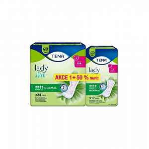 Inkontinenční vložky TENA Lady Slim Normal +50% navíc