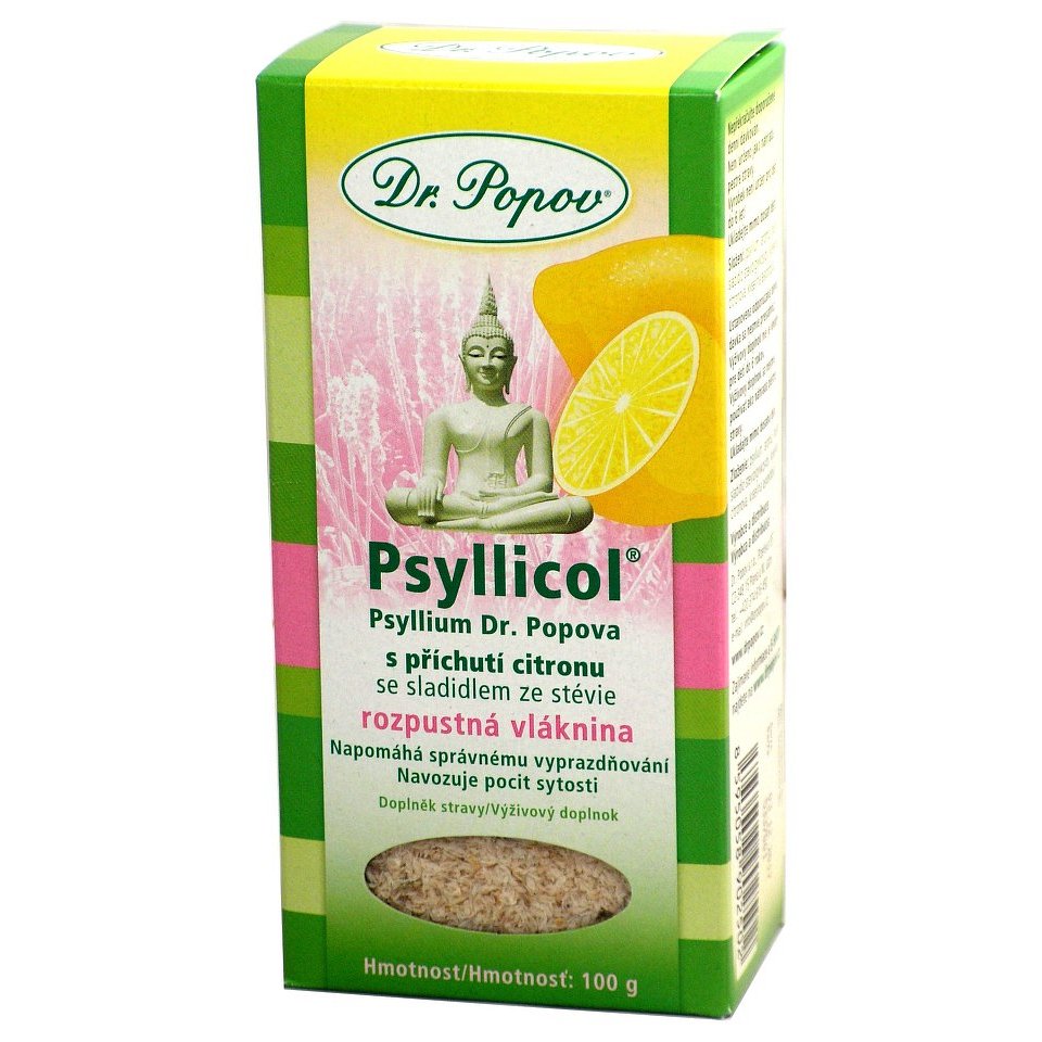 Dr.Popov Psyllicol příchuť citron 100g - II. jakost