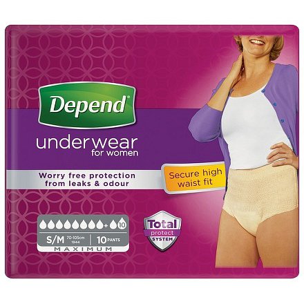Inkont.kalh.abs.DEPEND Maximum S/M pro ženy 10ks