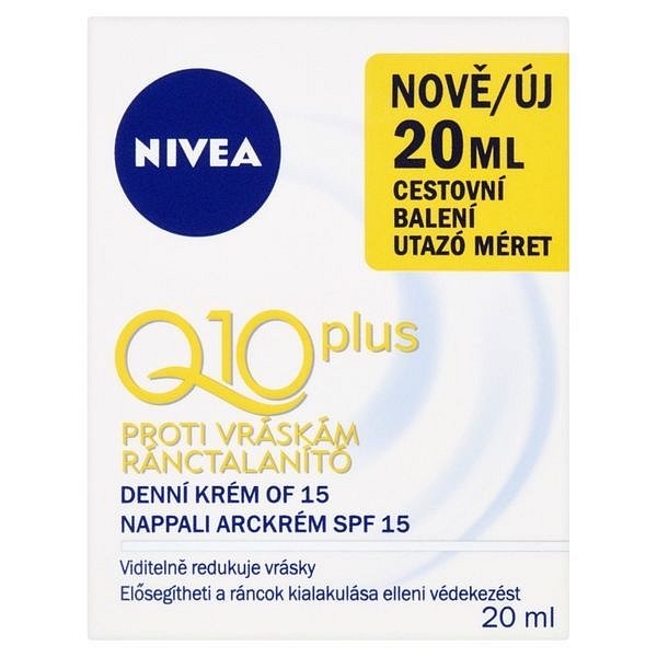 Nivea Denní krém proti vráskám Q 10 Plus SPF 15 mini  20 ml