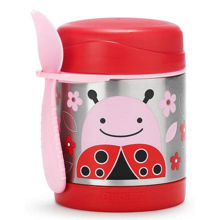 SKIP HOP Zoo Termoska na jídlo s vidličkou Beruška