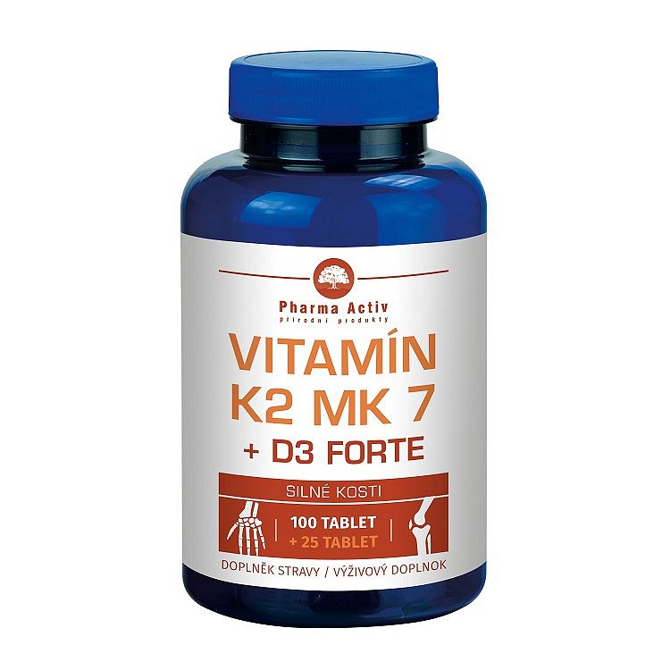 Vitamin K2 MK7 + D3 FORTE 1000 I.U. 125 tablet 2+1. Platí v e-shopu BENU.cz do 31. 1. 2020 nebo do vyprodání zásob.