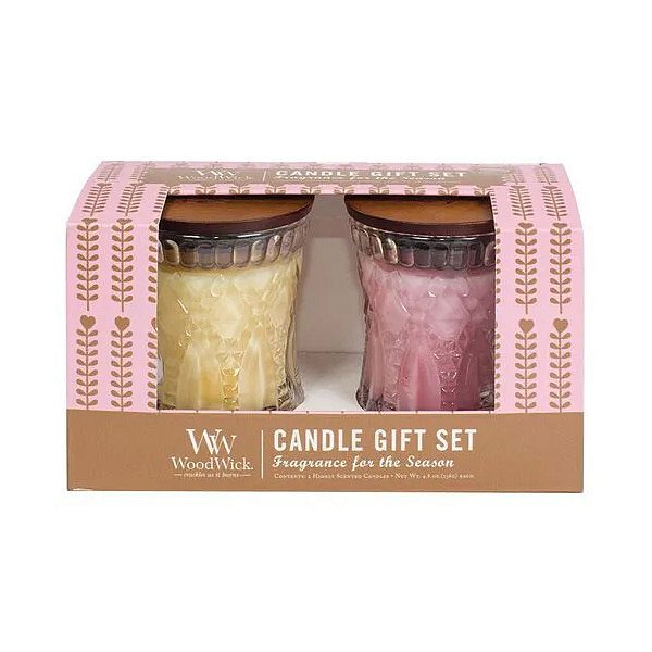 WoodWick Sada svíček Bakery Cupcake & Rose  2 x 136 g