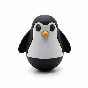 Jellystone Designs Kývající tučňák, černý