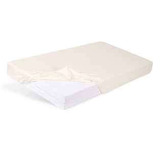 BABYMATEX Prostěradlo napínací Jersey 60x120cm ecru, slonová kost
