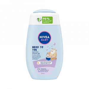 Nivea baby Bed Time sprchový gel pro celé tělo a vlásky 200 ml