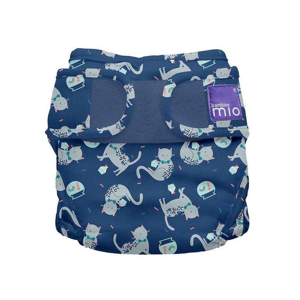 Bambino Mio Miosoft plenkové kalhotky Feline Fiesta 3-9kg