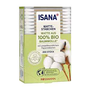 ISANA Bio vatové tyčinky  200 ks
