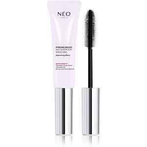 NEO MAKE UP Intense Serum Waterproof Mascara voděodolná řasenka pro objem a oddělení řas odstín Black 9 ml