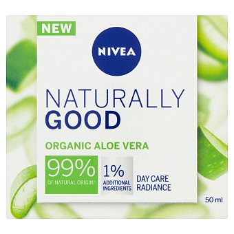 Nivea Naturally Good Rozjasňující denní krém 50 ml