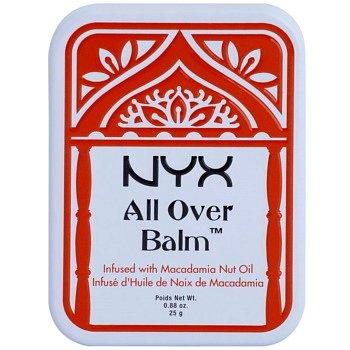 NYX Professional Makeup All Over tělový balzám Macadamia Nut Oil 25 g