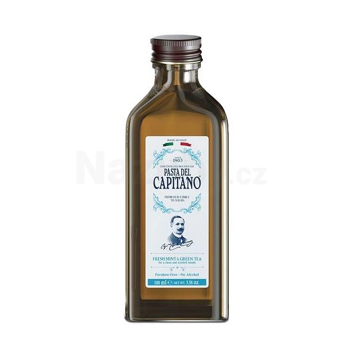 Pasta del Capitano 1905 Green Tea ústní voda 100 ml