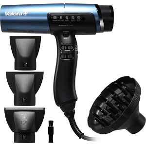 Valera Genius Care AI Pulse profesionální fén na vlasy s ionizační funkcí Pacific Blue Metallic 1 ks