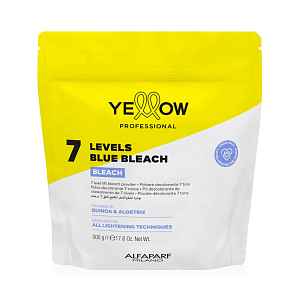 Zesvětlující pudr Yellow Professional 7 Levels Blue Bleach - 500 g
