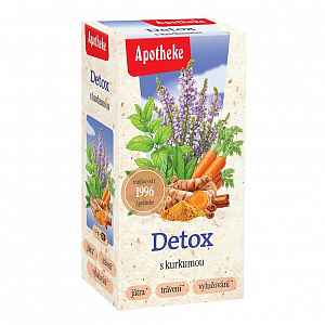 APOTHEKE Čaj detox s kurkumou 20 sáčků