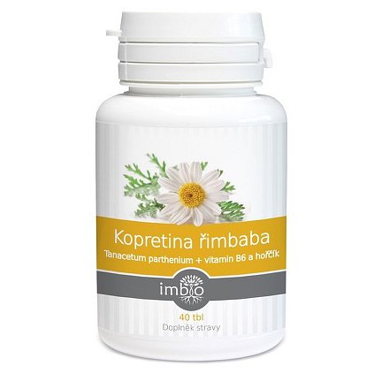 Kopretina řimbaba + vitamin B6 a hořčík 40tbl.