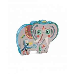 Djeco Puzzle Indický slon - 24 pcs