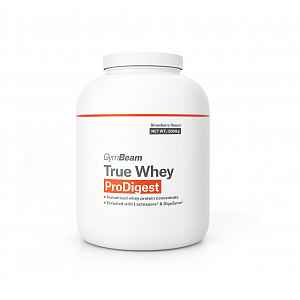 GymBeam True Whey ProDigest strawberry 2000 g