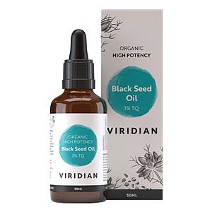ViridianHigh Potency Black Seed Oil 3% TQ 50ml