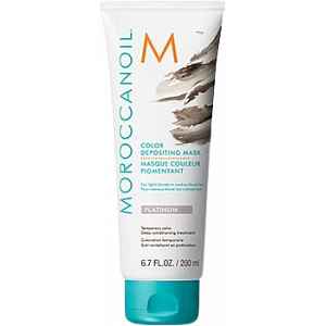 Moroccanoil Color Depositing jemná vyživující maska bez permanentních barevných pigmentů Platinum 200 ml