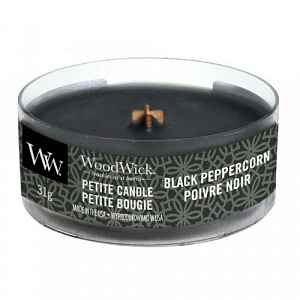 Aromatická malá svíčka s dřevěným knotem Black Peppercorn 31 g