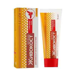 Krém na klouby „Živokost“ s kostivalem a včelím jedem - 75 ml - Elixir